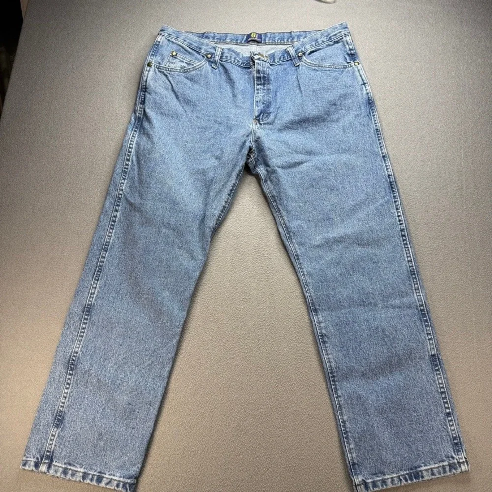 Wrangler Jeans 47MWZ Premium Performance Regular Fit 38x30 (FIT37x29) Blue Denim